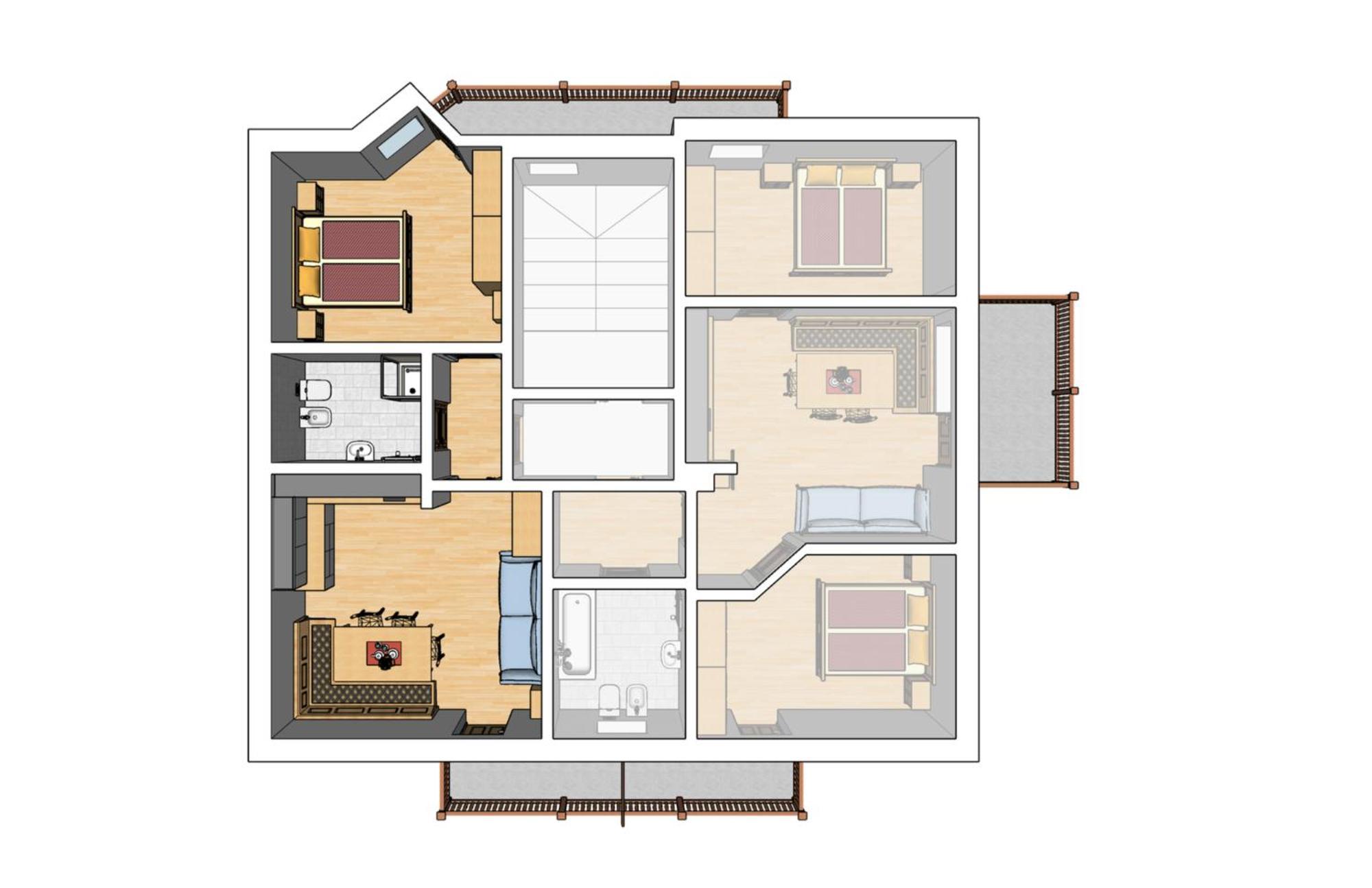 Apartment Fedares لا فالي المظهر الخارجي الصورة